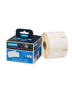 DYMO COMPATIBLE 11354 LABEL 57X32MM (PACK OF 1 ROLL)