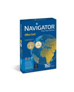 NAVIGATOR FSC BRIGHT WHITE CARD A4 160GSM (PACK OF 250 SHEETS).