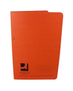 Q-CONNECT TRANSFER FILE 35MM CAPACITY FOOLSCAP ORANGE (PACK OF 25 FILES) KF26059