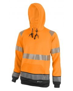 BEESWIFT HIGH VISIBILITY  TWO TONE HOODY ORANGE / BLACK 3XL (PACK OF 1)
