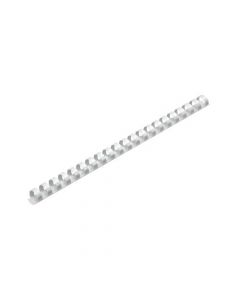 5 STAR OFFICE BINDING COMBS PLASTIC 21 RING 125 SHEETS A4 16MM WHITE [PACK 100]