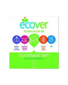 ECOVER DISHWASHER TABLETS (PACK OF 25) KEVDT