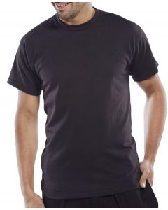 BEESWIFT HEAVY WEIGHT TEE SHIRT BLACK L (PACK OF 1)