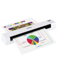 BROTHER DS820W PORTABLE DOCUMENT SCANNER WITH WIRELESS CONNECTIVITY.