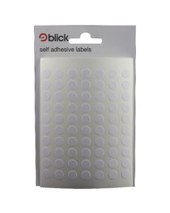 BLICK WHITE 8MM ROUND LABEL BAG 490 PER BAG (PACK OF 9800) RS000853 (PACK OF 20 BAGS)