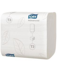 TORK T3 FOLDED TOILET TISSUE 2-PLY 242 SHEETS (PACK OF 36) 114271