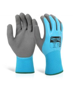 BEESWIFT GLOVEZILLA LATEX F / C WATER RESISTANT GLOVE BLUE S (PACK OF 10) (PACK OF 10)
