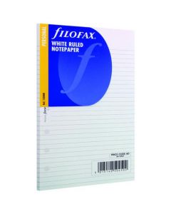 FILOFAX REFILL PERSONAL RULED PAPER WHITE (PACK OF 30) 133008
