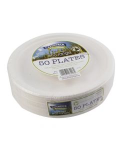 SUPER RIGID 9 INCH BIODEGRADABLE PLATE (PACK OF 50 PLATES) 3864