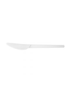 VEGWARE KNIFE DISPOSABLE CPLA WHITE REF VR-KN6.5W [PACK OF 50 KNIVES]