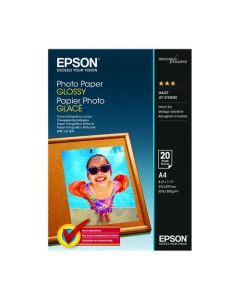 EPSON A4 PHOTO PAPER GLOSSY 200GSM (PACK OF 20 SHEETS) C13S042538