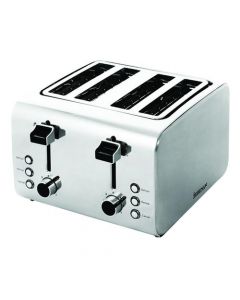 IGENIX TOASTER 4-SLICE (STAINLESS STEEL FINISH WITH VARYING HEAT SETTINGS) FCL4001/H