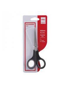 DELI 8 INCH STAINLESS STEEL SCISSORS WITH PLASTIC HANDLE (PACK OF 1)