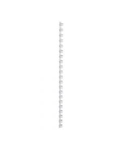 5 STAR OFFICE BINDING COMBS PLASTIC 21 RING 95 SHEETS A4 12MM WHITE [PACK 100]