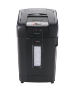 REXEL AUTO+ 750M MICRO CUT SHREDDER BLACK ( SHREDS UP TO 750 SHEETS OF 80 GSM PAPER) 2104750