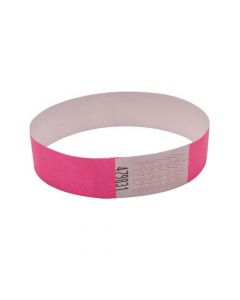 ANNOUNCE WRIST BAND 19MM PINK (PACK OF 1000) AA01837