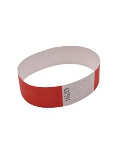 ANNOUNCE WRIST BAND 19MM WARM RED (PACK OF 1000) AA01839