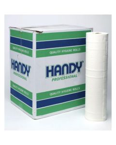 5 STAR FACILITIES HYGIENE ROLL 20 INCH WIDTH 100 PER CENT RECYCLED 2-PLY 130 SHEETS W500XL457MM 40M WHITE (PACK OF 1)