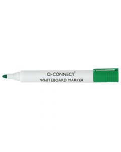 Q-CONNECT DRYWIPE MARKER PEN GREEN (PACK OF 10) KF26009
