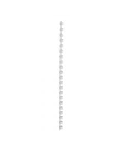 5 STAR OFFICE BINDING COMBS PLASTIC 21 RING 45 SHEETS A4 8MM WHITE [PACK 100]