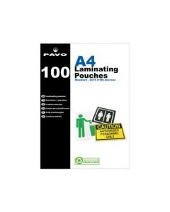 PAVO LAMINATING POUCHES, A4 150 MICRON (PACK OF 100)