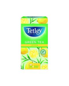 TETLEY GREEN TEA WITH LEMON TEA BAGS (PACK OF 25) 1571A