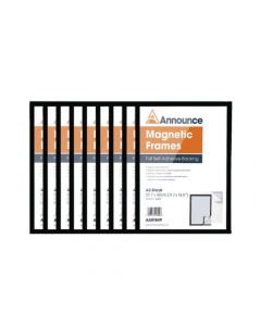 ANNOUNCE MAGNETIC FRAME A3 BLACK (PACK OF 10) AA01851