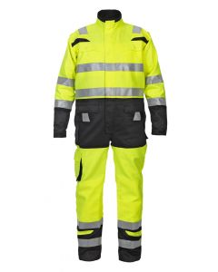 HYDROWEAR HOVE HIGH VISIBILITY TWO TONE COVERALL SATURNYELLOW / BLACK 40 (PACK OF 1)