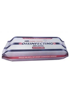 UNIVERSAL DISINFECTANT WIPES FOR HANDS AND SURFACES,WITH ANTIBACTERIAL AGENT. 864 WIPES PER BOX.