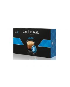 CAFÉ ROYAL COFFEE PODS LUNGO PACK OF 50 PODS INTENSITY 2/10