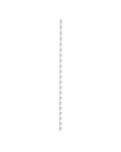5 STAR OFFICE BINDING COMBS PLASTIC 21 RING 25 SHEETS A4 6MM WHITE [PACK 100]