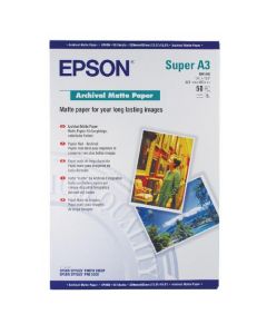 EPSON A3+ ARCHIVAL MATTE PAPER 192GSM (PACK OF 50 SHEETS)