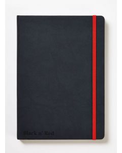 BLACK BY BLACK N RED BUSINESS JOURNAL HARD COVER RULED AND NUMBERED 144PP A5 REF 400033673  (PACK OF 1)