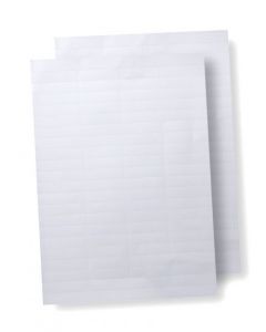 ELBA VERTICFLEX CARD INSERTS FOR SUSPENSION FILE TABS WHITE REF 100330218 [PACK OF  800 LABELS]