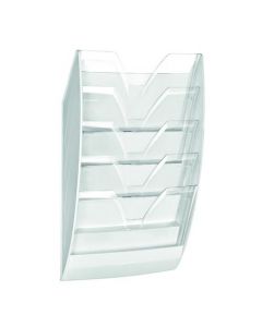CEP WALL FILE 5 COMPARTMENT WHITE/CRYSTAL 154WHITE
