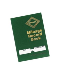 SIMPLEX MILEAGE RECORD BOOK HARDBACK MRB (PACK OF 1)