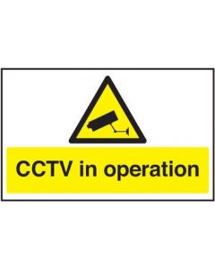 WARNING SIGN CCTV IN OPERATION A5 PVC GN00751R (PACK OF 1)