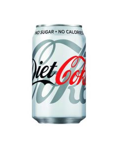 DIET COCA-COLA SOFT DRINK 330ML CAN (PACK OF 24) 100224