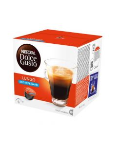 NESCAFE DOLCE GUSTO LUNGO DECAFFEINATED CAPSULES (PACK OF 48) 12219256