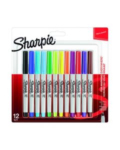 SHARPIE MARKER ULTRA-FINE ASSORTED (PACK OF 12) S0941891