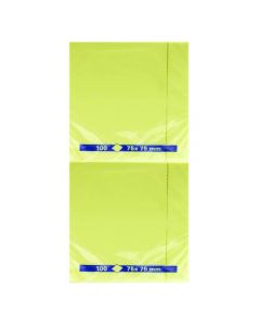 YELLOW REPOSITIONABLE QUICK NOTES PAD 75 X 75MM (PACK OF 12) WX10502