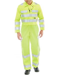BEESWIFT ARC FLASH COVERALL SATURN YELLOW 48 (PACK OF 1)