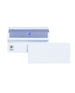 PLUS FABRIC DL ENVELOPES WALLET SELF SEAL 120GSM WHITE (PACK OF 500) H25470
