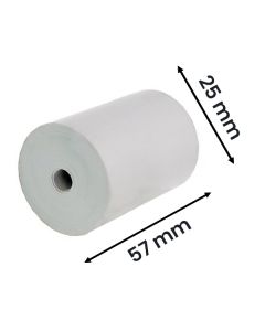 THERMAL PAPER ROLL 57X25MM (PACK OF 20)
