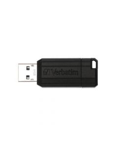 Verbatim Pinstripe USB Drive 64GB Black 49065