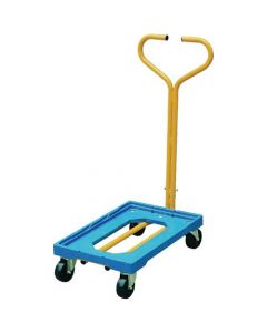 PLASTIC DOLLY WITH HANDLE BLUE 365127