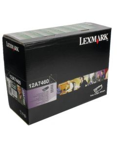 LEXMARK BLACK RETURN PROGRAM PRINT CARTRIDGE 0012A7460