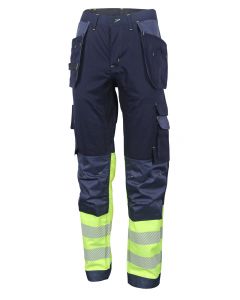 BEESWIFT HIGH VISIBILITY TWO TONE TROUSERS SATURN YELLOW / NAVY 42S (PACK OF 1)