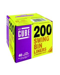 LE CUBE SWING BIN LINER DISPENSER 46 LITRE (PACK OF 200) 0480