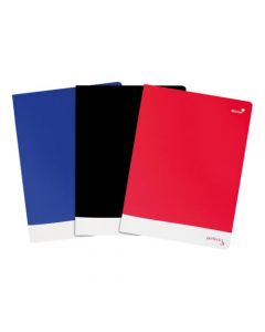 SILVINE SOFT TOUCH PERFECTO NOTEBOOK 75GSM RULED AND PERFORATED 160PP A4+ ASSORTED REF PERA4RBBST[PACK 6]